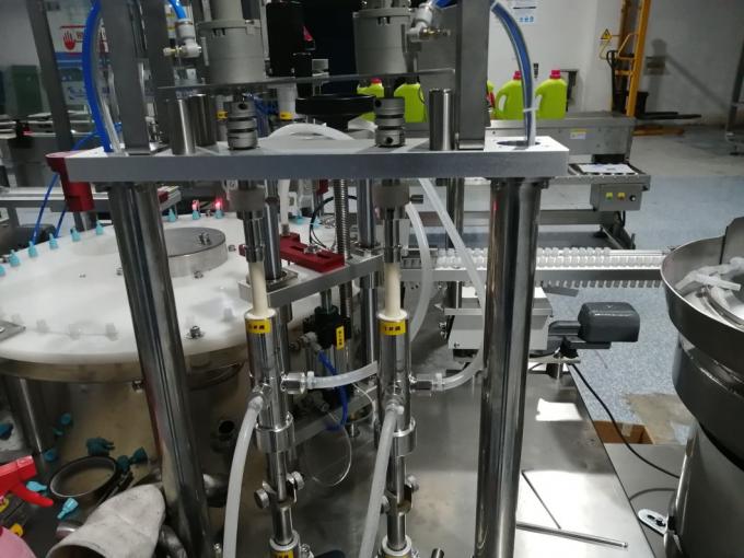 Cosmetic Bottle Filling Capping Machine